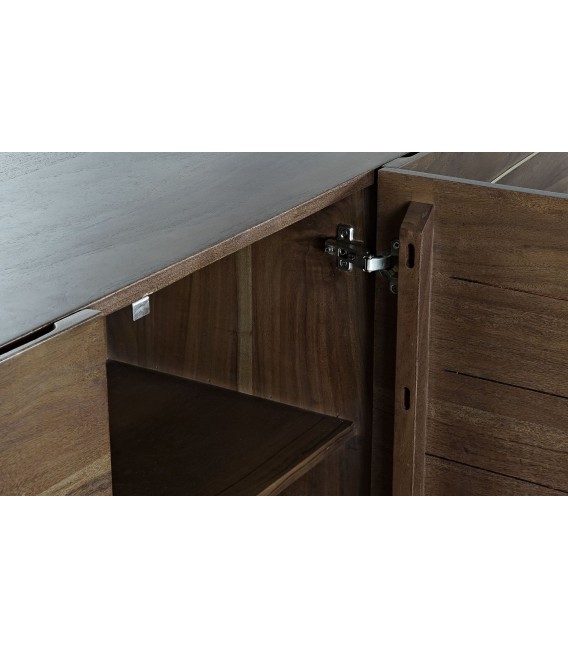 APARADOR BUFFET AKAME MADERA ACACIA 3 PUERTAS