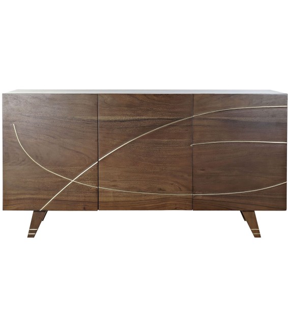 APARADOR BUFFET AKAME MADERA ACACIA 3 PUERTAS