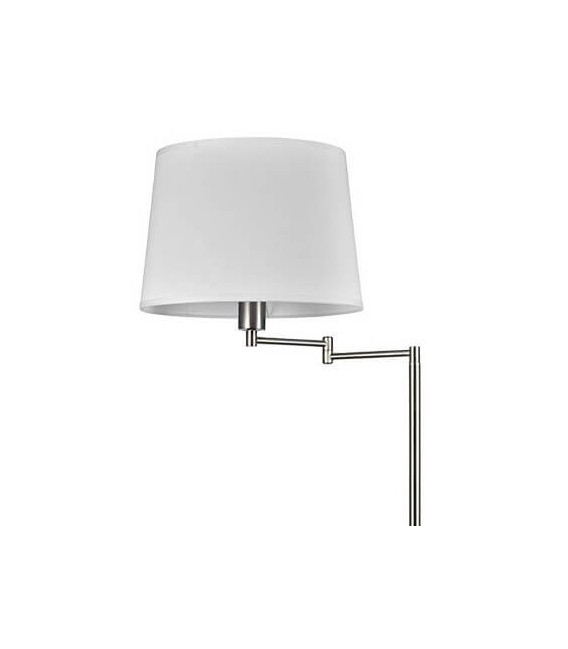 LÁMPARA DE PIE CLASS PLATA ORIENTABLE METAL