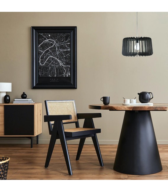 LÁMPARA DE TECHO PANAL CAFÉ 