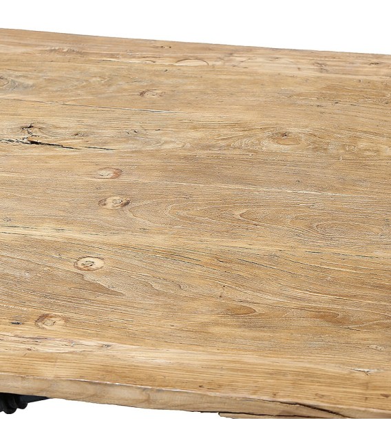 MESA DE COMEDOR RUMPLI MADERA Y METAL 