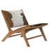 SILLÓN TEXAS MADERA Y PIEL