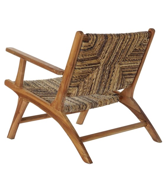 SILLÓN MAREN MADERA Y RATÁN 