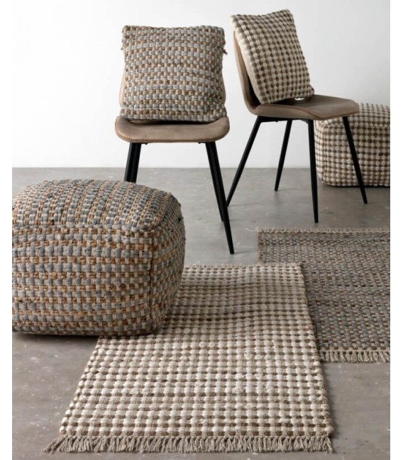 ALFOMBRA DEDRO ALGODÓN Y YUTE