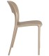 SILLLA MILA POLIPROPILENO BEIGE MDMHOGAR