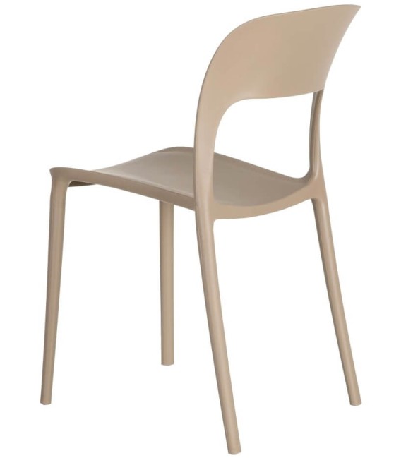 SILLLA MILA POLIPROPILENO BEIGE MDMHOGAR