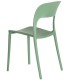 SILLLA MILA POLIPROPILENO VERDE