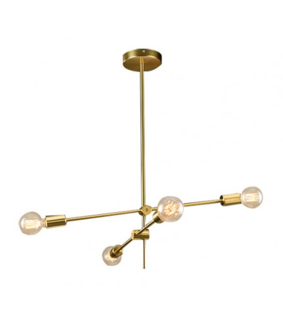 LÁMPARA DE TECHO GULA GOLD METAL