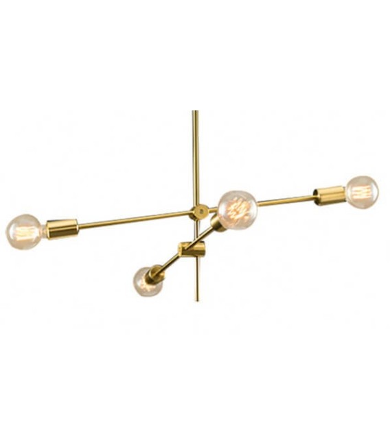 LÁMPARA DE TECHO GULA GOLD METAL