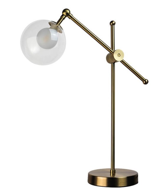 LÁMPARA DE SOBREMESA GULA  GOLD METAL