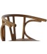 SILLA  OLGA MADERA  DE OLMO  Y RATTAN