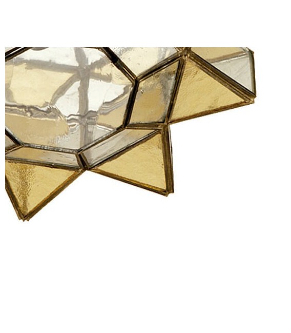 PLAFÓN ESTRELLA CRISTAL Y METAL
