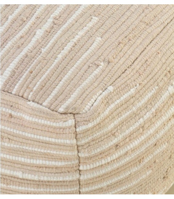 PUF CAIRO BEIGE ALGODÓN