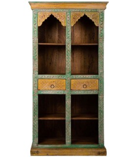 LIBRERÍA JAIFE MADERA PINTADA A MANO