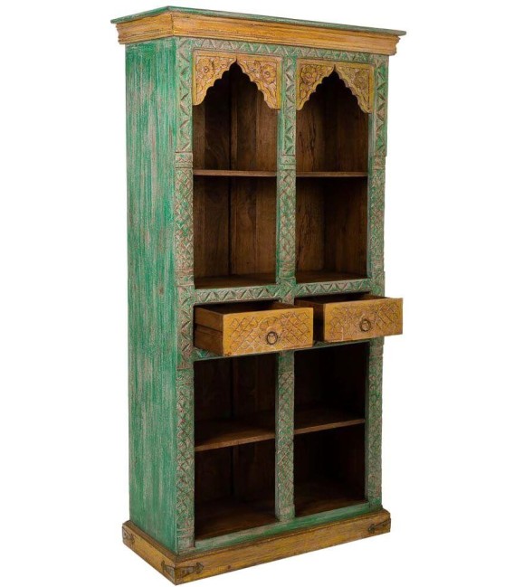 LIBRERÍA JAIFE MADERA PINTADA A MANO