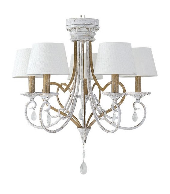 LÁMPARA MARIA LUISA TECHO METAL Y TEXTIL