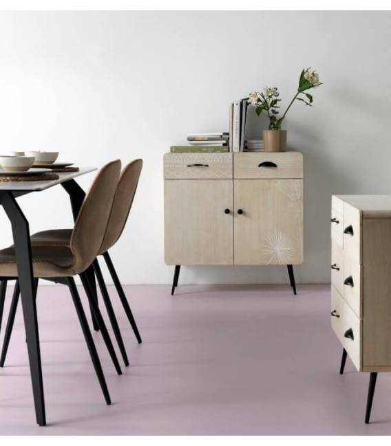 APARADOR KEOPS MADERA Y METAL