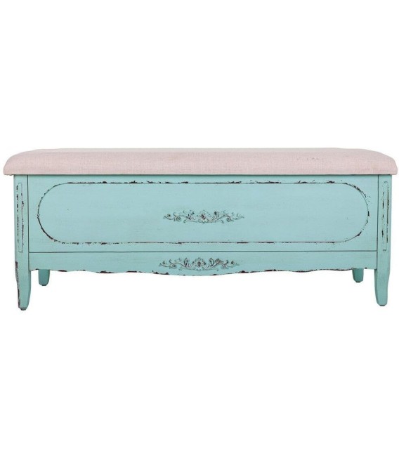 BANCO PIE DE CAMA CAIRO MADERA Y TEXTIL