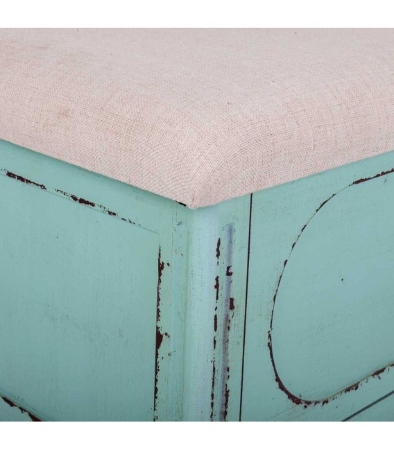 BANCO PIE DE CAMA CAIRO MADERA Y TEXTIL