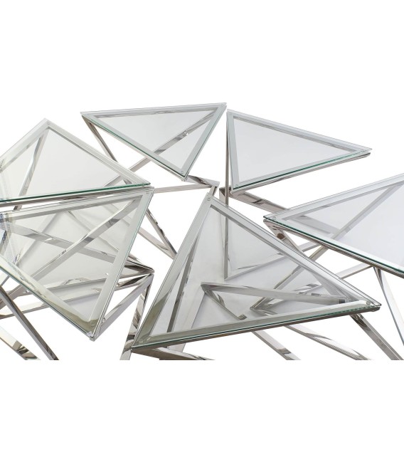 MESA DE CENTRO HEXAGON SET 6 PIEZAS