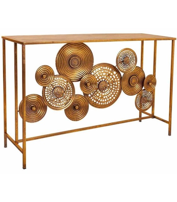 CONSOLA ROUND METAL 