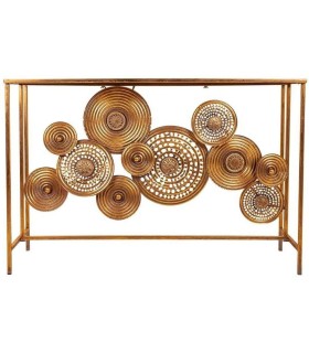 CONSOLA ROUND METAL 
