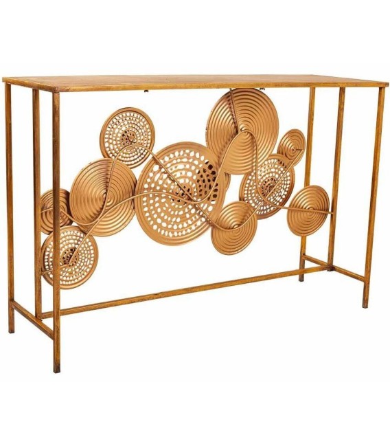 CONSOLA ROUND METAL 