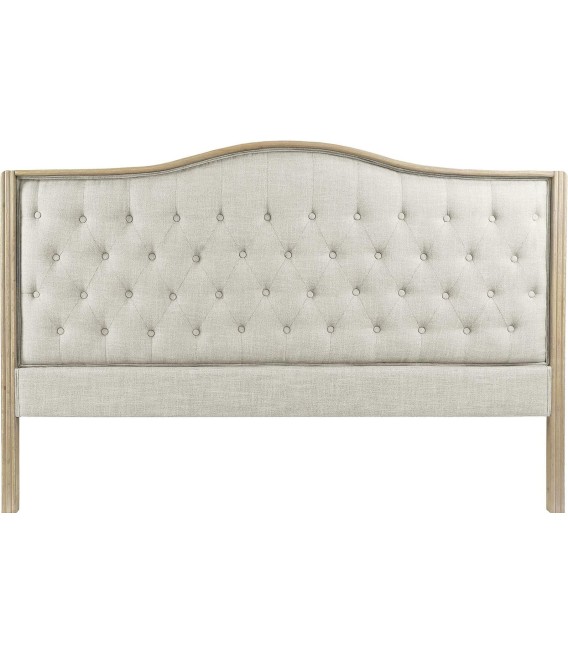 CABECERO MONACO KING SIZE CAPITONÉ  BEIGE