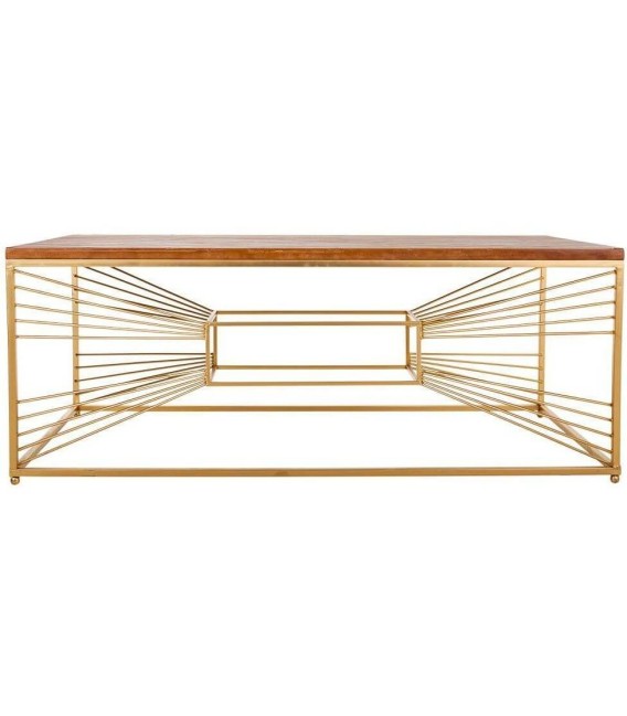 MESA DE CENTRO  OTADAN MADERA Y METAL 