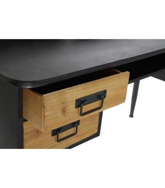 ESCRITORIO ALICE MADERA Y METAL 