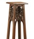 Pedestal Madera Tallado Caoba