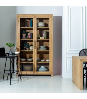 VITRINA LOMA MADERA OLMO