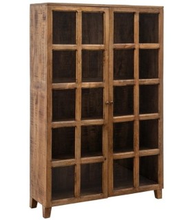 VITRINA ARAN MADERA DE MANGO 