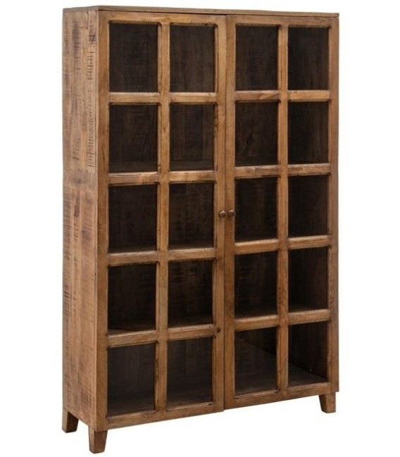 VITRINA ARAN MADERA DE MANGO 