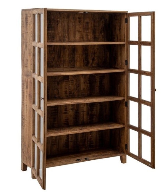 VITRINA ARAN MADERA DE MANGO 