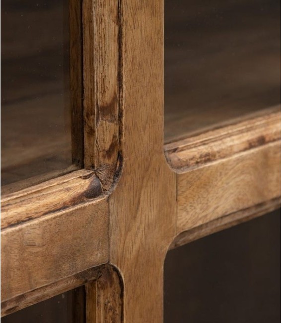 VITRINA ARAN MADERA DE MANGO 