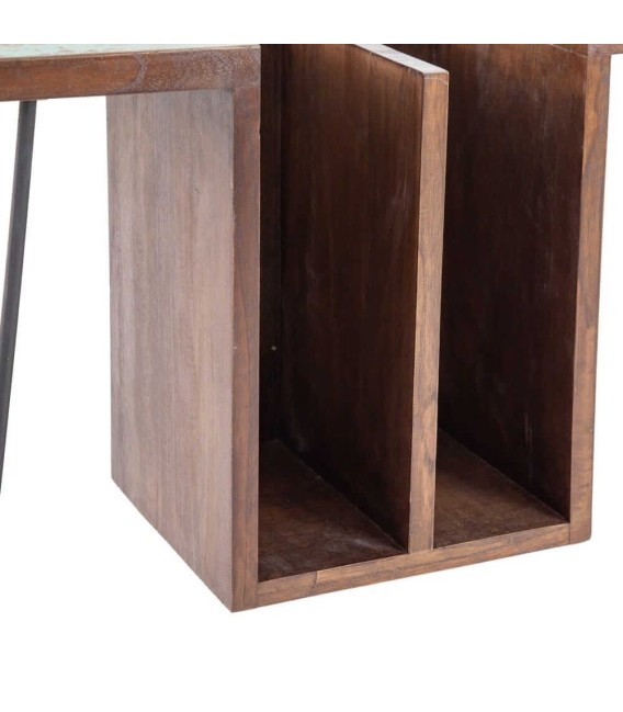 CONSOLA MAVERICK MADERA Y METAL