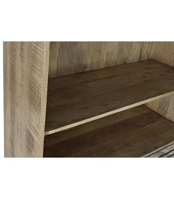 LIBRERÍA TALME MADERA MANGO Y METAL 