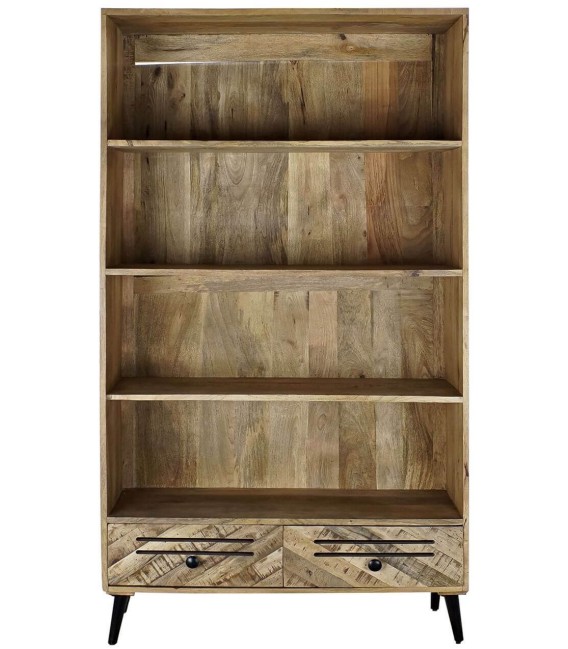 LIBRERÍA TALME MADERA MANGO Y METAL 