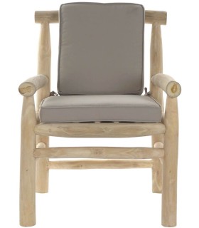 SILLÓN NUI MADERA Y TEXTIL 