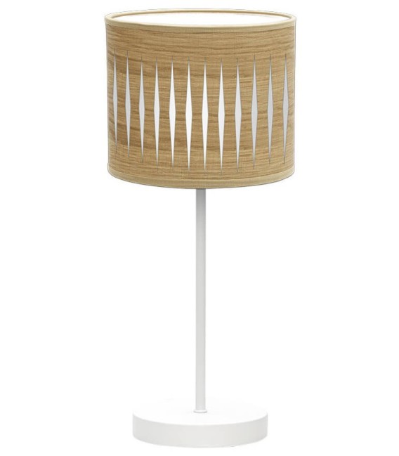 LÁMPARA DE SOBREMESA RIPON MADERA Y METAL