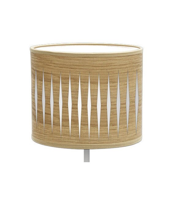 LÁMPARA DE SOBREMESA RIPON MADERA Y METAL