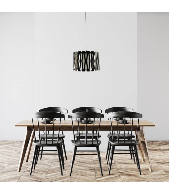 LÁMPARA DE TECHO JULIA MADERA