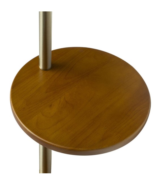 LÁMPARA DE PIE CERA 30 Ø MESITA METAL Y MADERA 