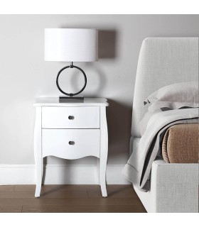 MESITA DE NOCHE CAGLIARI BLANCO