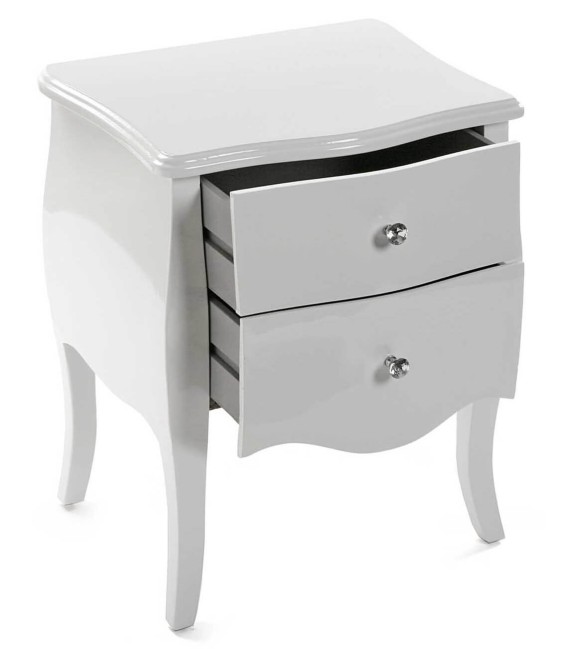 MESITA DE NOCHE CAGLIARI BLANCO