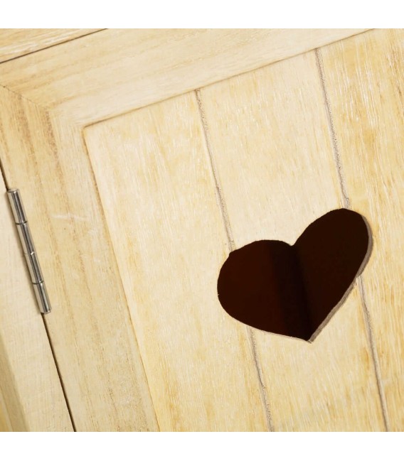 MUEBLE AUXILIAR CUORE CESTAS XL MADERA Y FIBRA