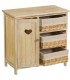 MUEBLE AUXILIAR CUORE CESTAS XL MADERA Y FIBRA