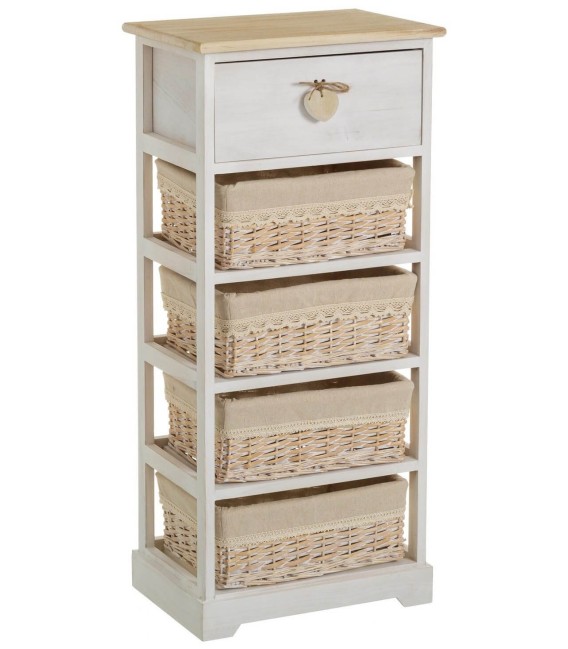 MUEBLE AUXILIAR SWEET MADERA Y FIBRA