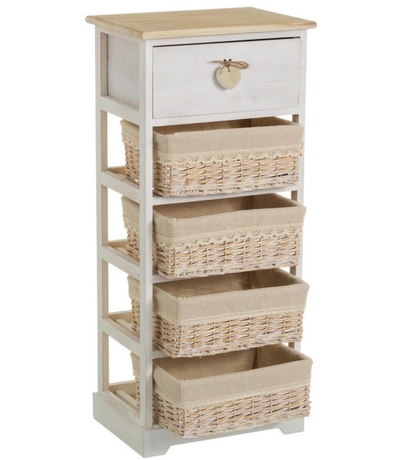 MUEBLE AUXILIAR SWEET MADERA Y FIBRA